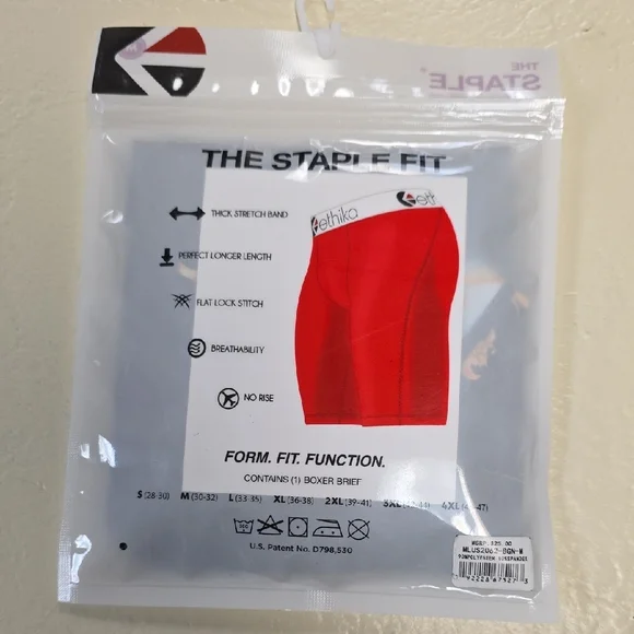 Ethika Black and Gold Boxer Briefs - Picture 3 of 3